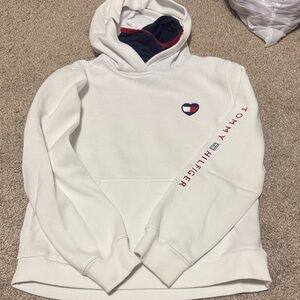 Tommy Hilfiger girls White Hoodie with Logo